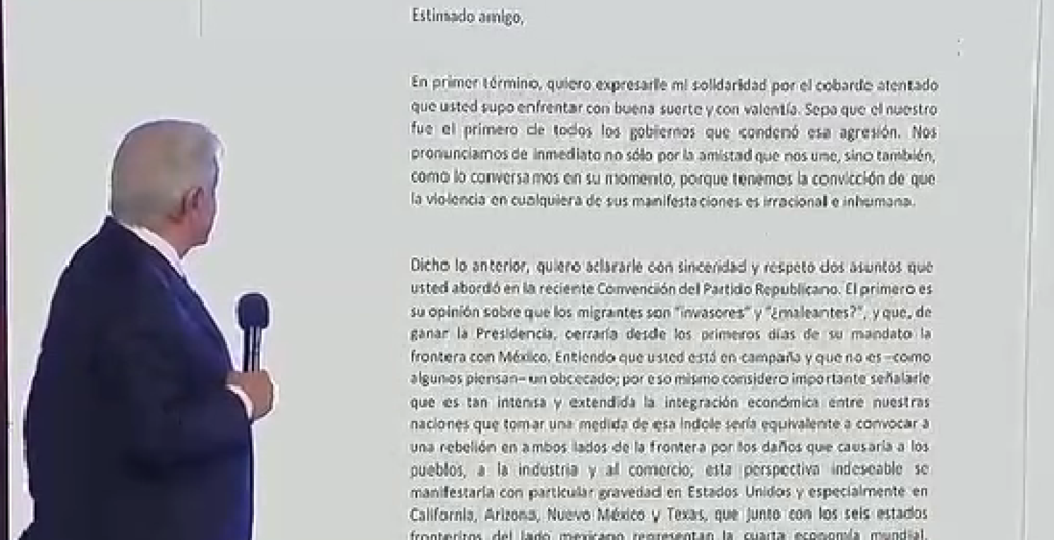 Mañanera Migrante | Carta a Joe Biden