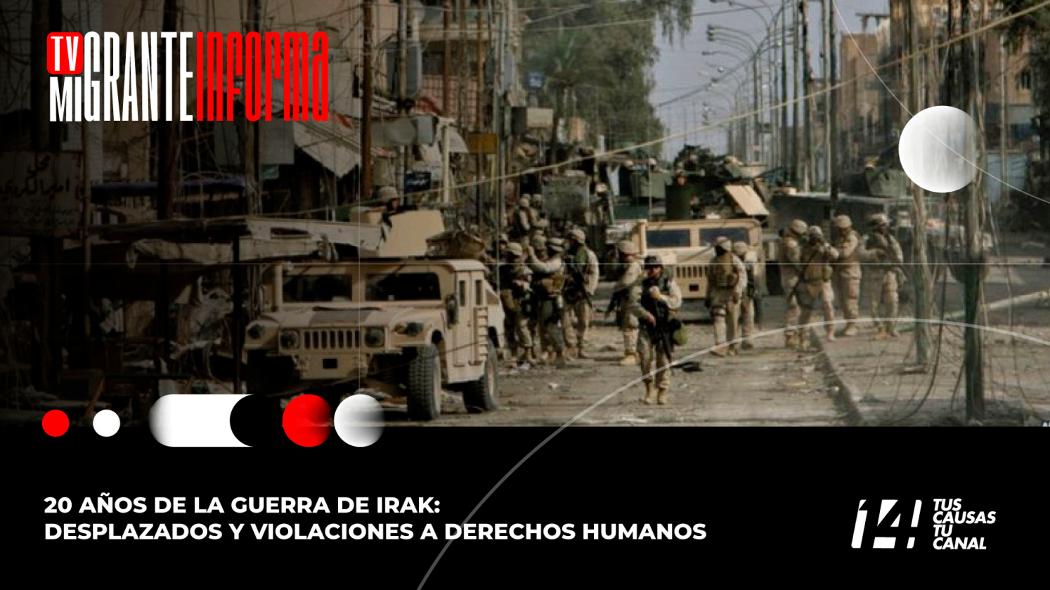20 años de la guerra de Irak: desplazados y violaciones a derechos humanos
