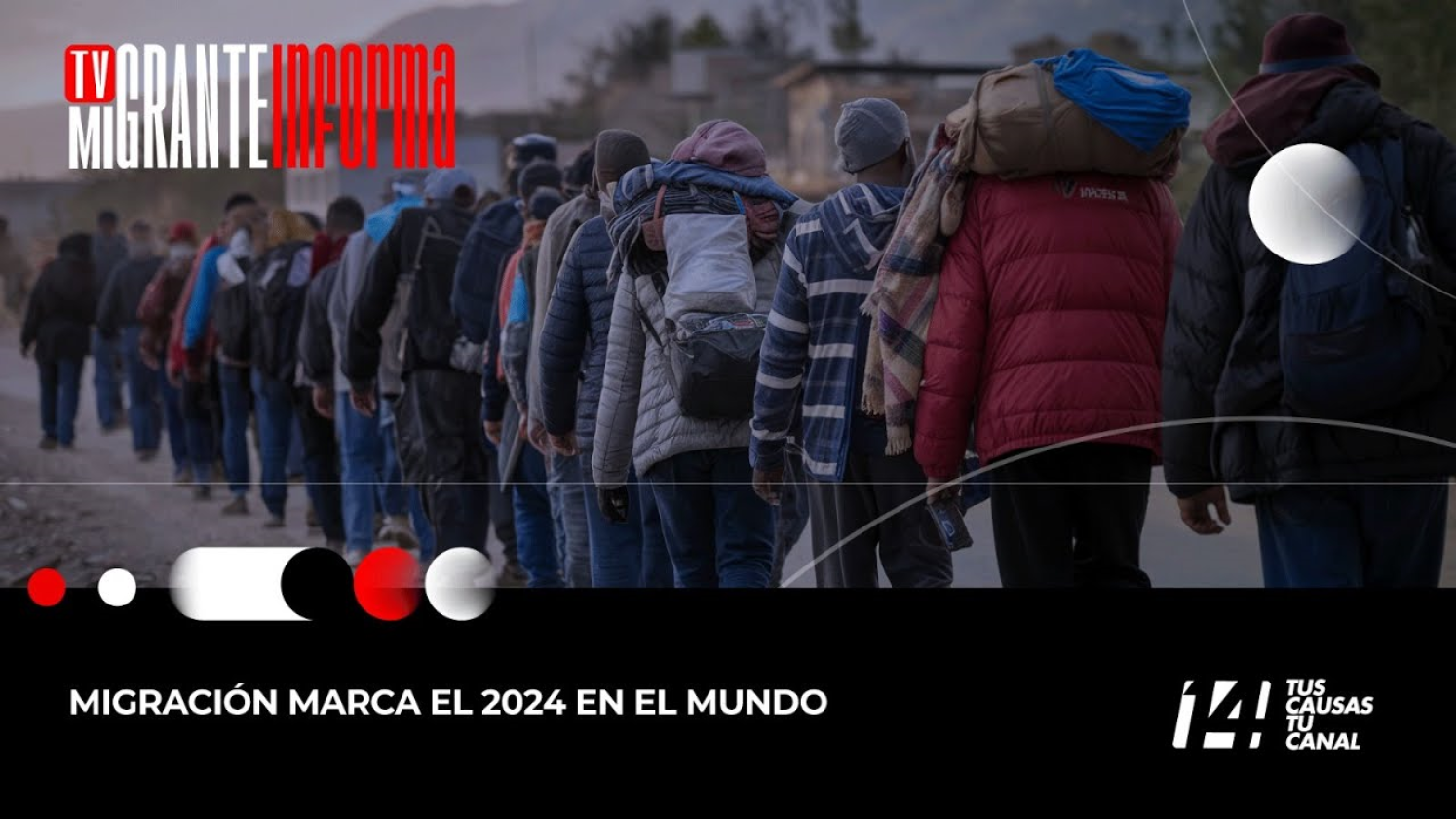 Migración marca el 2024 en el mundo